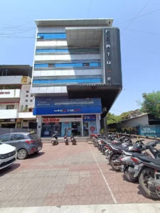 Fortune Business Center building with RBL Bank and Star Health office at ground floor.